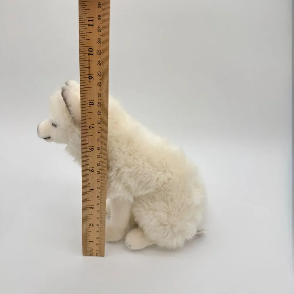 Kosen Arctic Fox White Plush Realistic #3930 Stuffed Animal Collect German